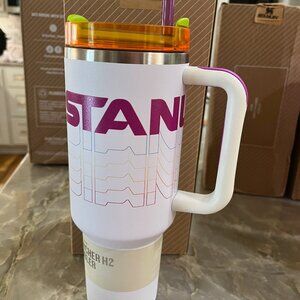 Stanley 40 oz Tumbler with handle and straw